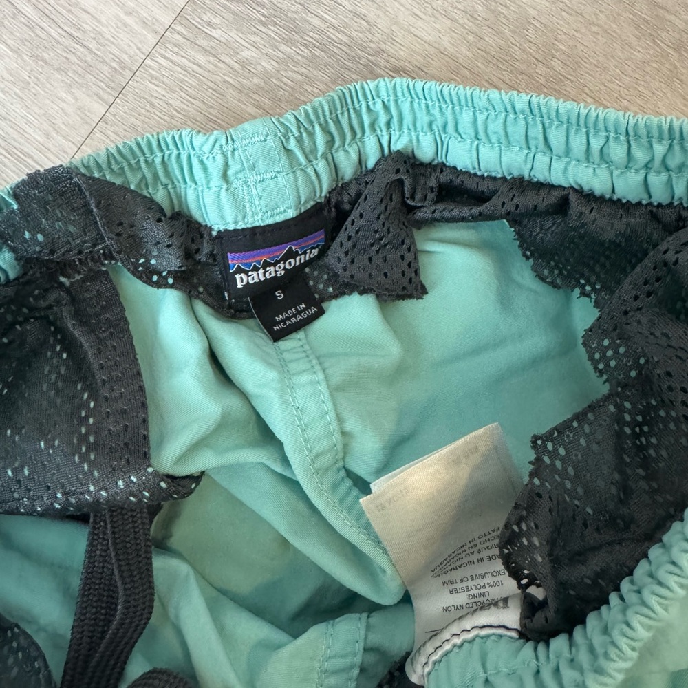 Patagonia Men's Athletic Shorts - Aqua - Picture 3 of 4